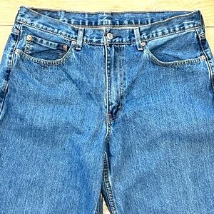 Levi's 550 Jeans Men's 35x32 (Tag 36x34) Relaxed Fit Blue Denim Classic